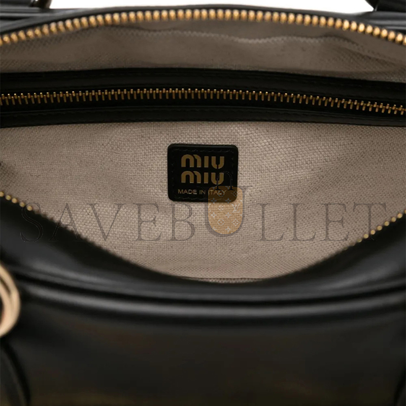 MIU MIU LEATHER TOP-HANDLE TOTE BAG 5BB179 (32*19*14cm)